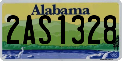 AL license plate 2AS1328