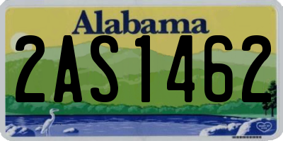 AL license plate 2AS1462