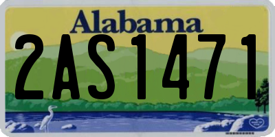AL license plate 2AS1471