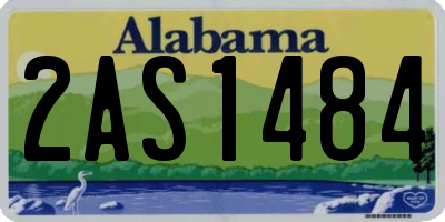 AL license plate 2AS1484