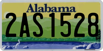 AL license plate 2AS1528