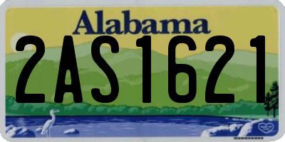 AL license plate 2AS1621