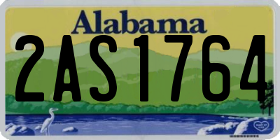 AL license plate 2AS1764