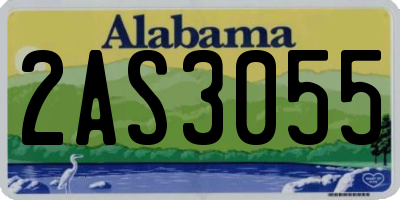 AL license plate 2AS3055