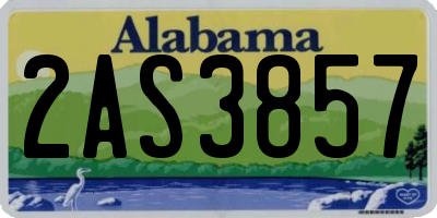 AL license plate 2AS3857