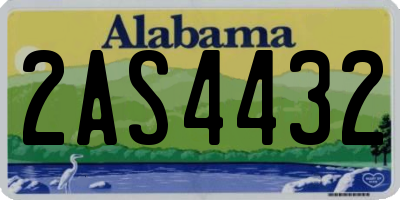 AL license plate 2AS4432