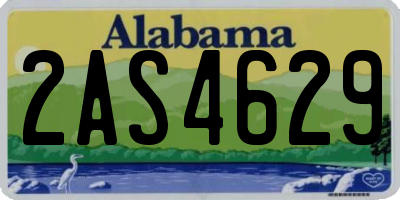 AL license plate 2AS4629
