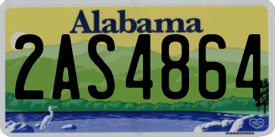 AL license plate 2AS4864