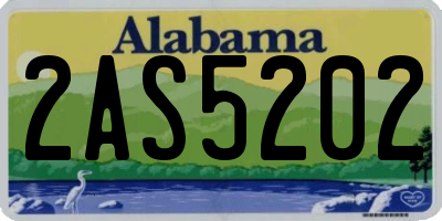 AL license plate 2AS5202
