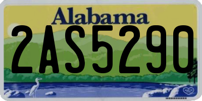 AL license plate 2AS5290