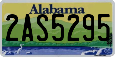 AL license plate 2AS5295