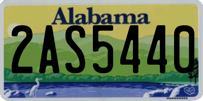 AL license plate 2AS5440