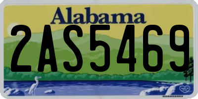 AL license plate 2AS5469
