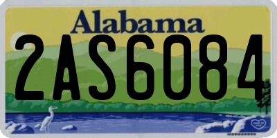 AL license plate 2AS6084