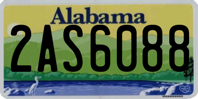 AL license plate 2AS6088