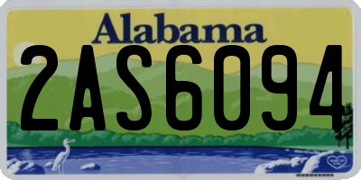 AL license plate 2AS6094