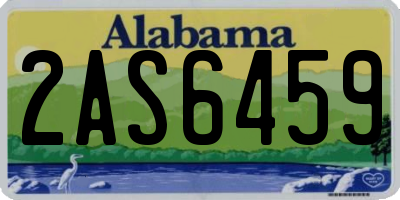 AL license plate 2AS6459