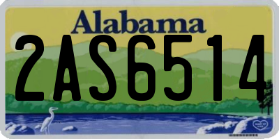 AL license plate 2AS6514