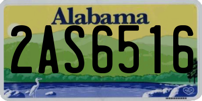 AL license plate 2AS6516