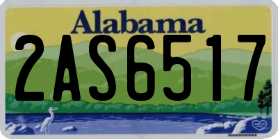 AL license plate 2AS6517