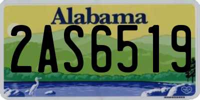 AL license plate 2AS6519