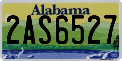 AL license plate 2AS6527