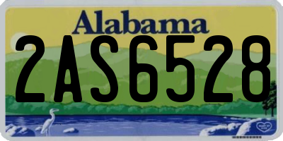 AL license plate 2AS6528