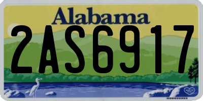 AL license plate 2AS6917