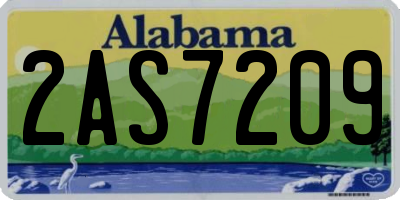 AL license plate 2AS7209