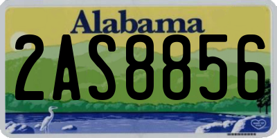 AL license plate 2AS8856