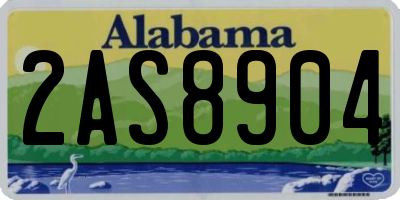 AL license plate 2AS8904