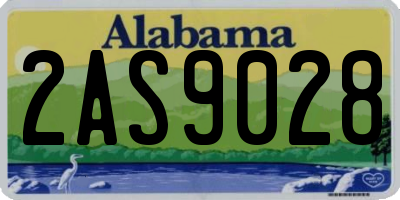 AL license plate 2AS9028