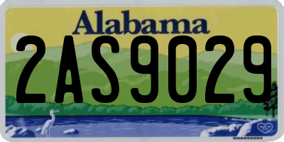 AL license plate 2AS9029