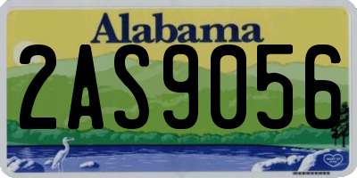 AL license plate 2AS9056
