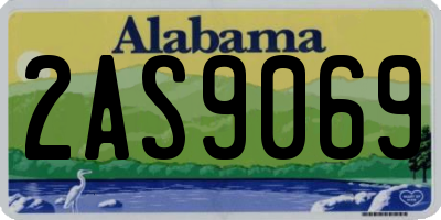 AL license plate 2AS9069