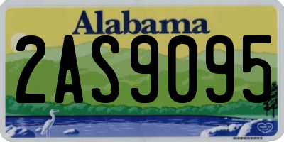 AL license plate 2AS9095