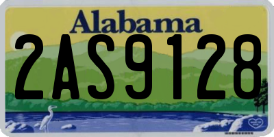 AL license plate 2AS9128