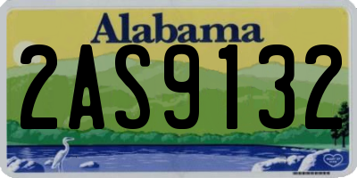 AL license plate 2AS9132