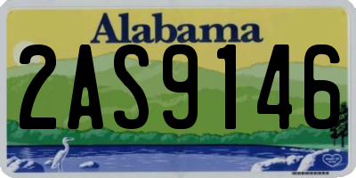 AL license plate 2AS9146