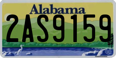 AL license plate 2AS9159