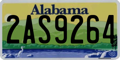AL license plate 2AS9264