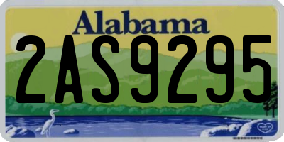 AL license plate 2AS9295