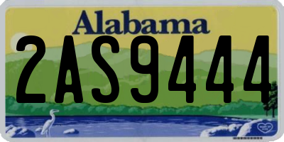 AL license plate 2AS9444