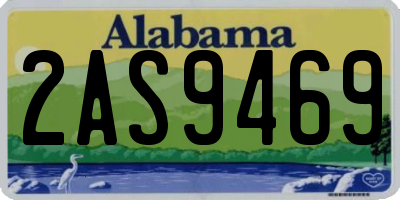 AL license plate 2AS9469