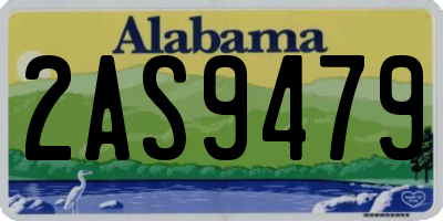 AL license plate 2AS9479