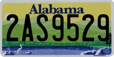 AL license plate 2AS9529
