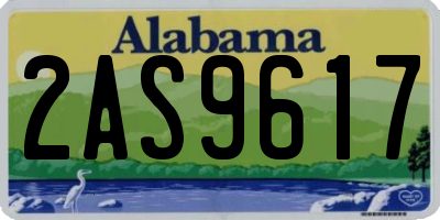 AL license plate 2AS9617