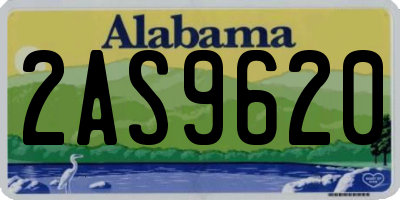 AL license plate 2AS9620