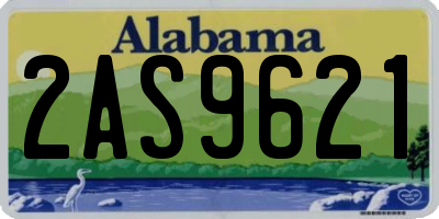 AL license plate 2AS9621