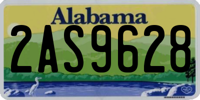 AL license plate 2AS9628